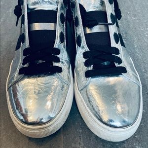 M. GEMI VOLATA FASHION SNEAKER - SIZE 38 - SILVER